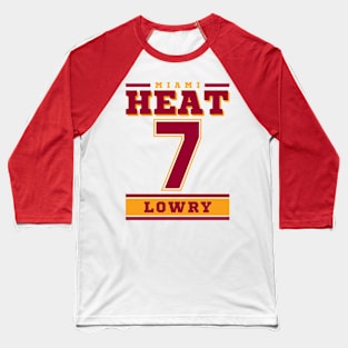 Miami Heat Lowry 7 Edition Champions Baseball T-Shirt